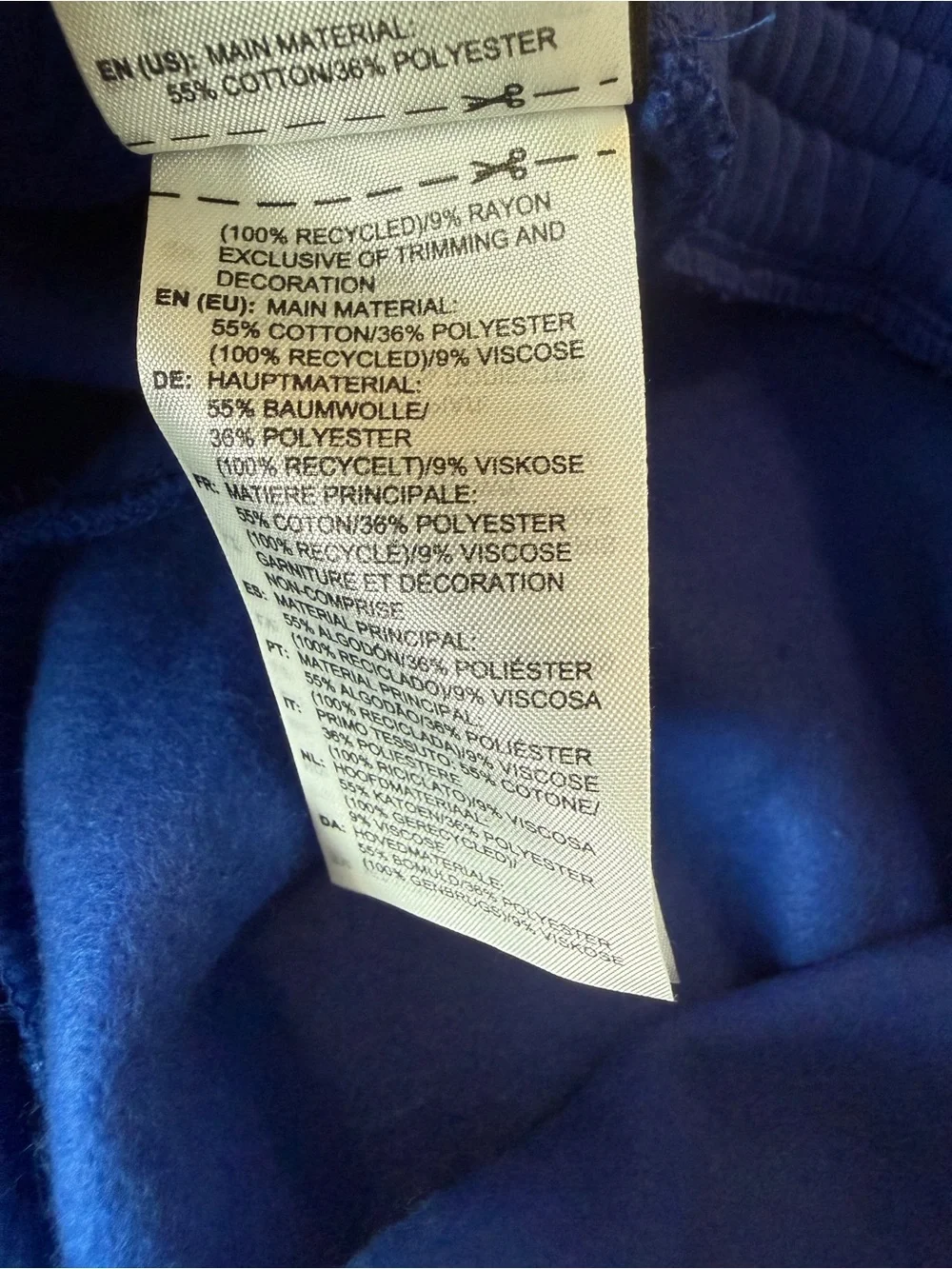 adidas Blue Italia Sweatshirt size XL and pants size XXL